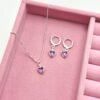 Conjunto coração Cristal