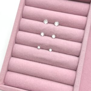 Brinco Ponto de luz em Prata 925,